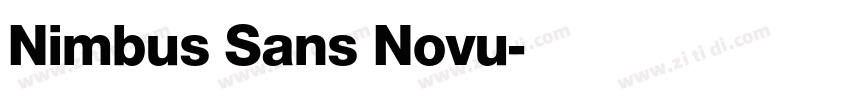 Nimbus Sans Novu字体转换 Nimbus Sans Novu字体转换